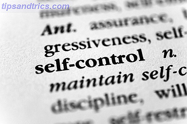 définition de l'auto-contrôle