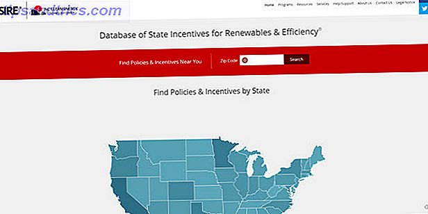 Base de datos de Incentivos Estatales para Energías Renovables y Eficiencia