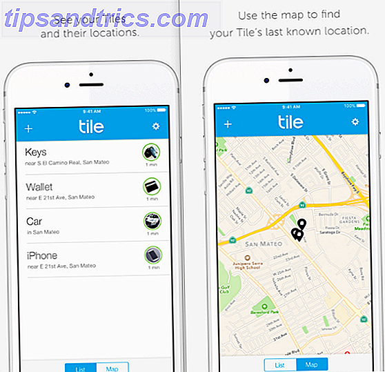 Suivez vos trucs avec l'application mobile Tile