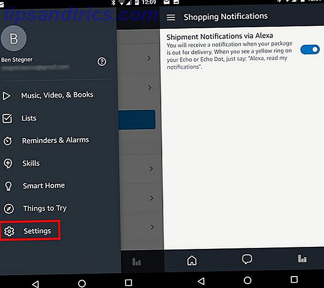 Come abilitare le notifiche Echo per i pacchetti Amazon Notifiche di consegna Alexa