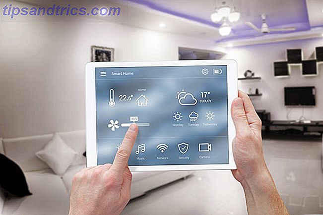 Smart-Home-App auf dem Tablet