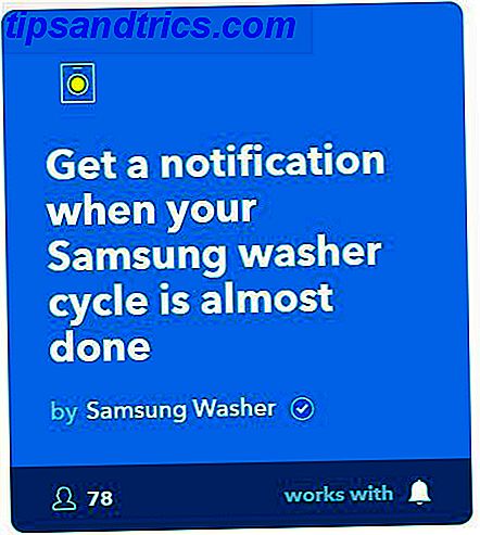 Samsung Waschmaschine ifttt