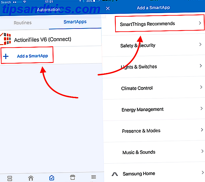 Cómo configurar y usar su Samsung SmartThings System smartapps list