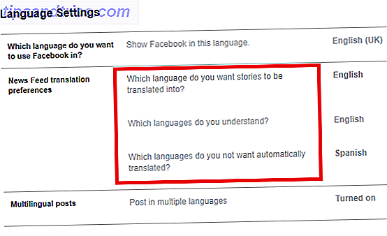Cómo traducir tus noticias de Facebook Facebook languages