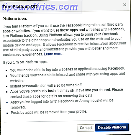 3.5 Facebook - Configuraciones - Aplicaciones - Configuraciones - Apaga la plataforma