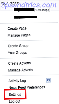 Comment vérifier si quelqu'un d'autre accède à votre menu Facebook paramètres facebook
