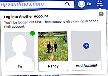 Cómo cambiar rápidamente entre los perfiles de Facebook en una computadora Facebook Cambiar cuentas 2