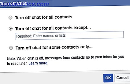 Hur visas osynlig (offline) på Facebook Chat och Messenger facebook chatt avaktivera specifikt