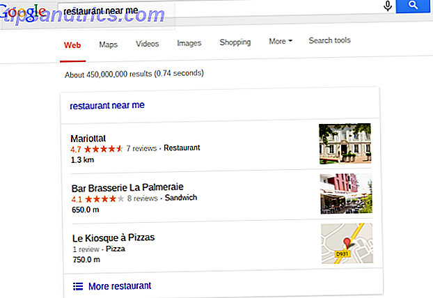 Google Restaurant i nærheten av meg