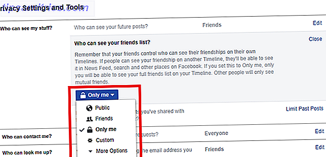 Comment "ami" Quelqu'un sur Facebook et le cacher de vos mises à jour de statut facebook paramètres confidentialité amis 670x325