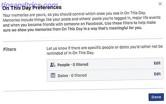 Personalizar Memórias do Facebook