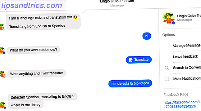 Το Facebook Messenger Bot - Lingio