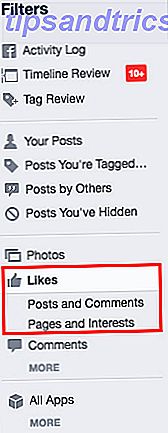 Come vedere tutti i like, post e commenti che hai fatto su Facebook FB Likes2 1