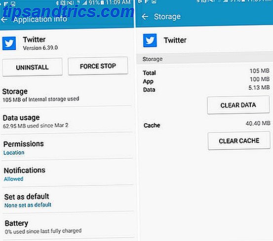 Cómo arreglar Twitter de perder espacio en Android y iPhone TwitterAndroidCache 565x500