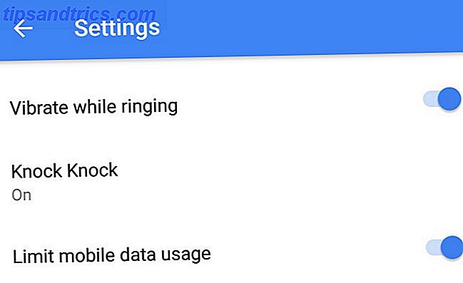 Google Duo-innstillinger