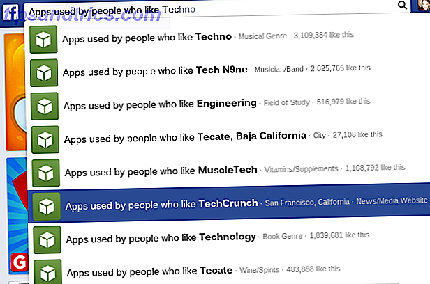 Facebook Apps av folk som liker Tech