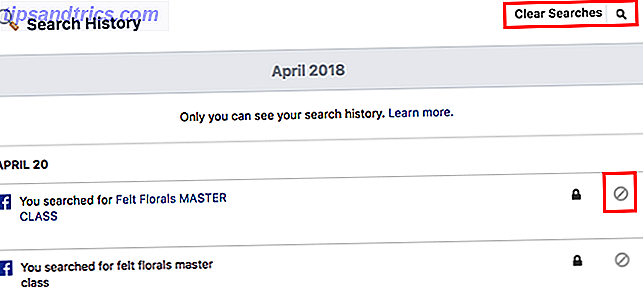 Comment effacer votre historique de recherche Facebook Facebook Search History Browser 2