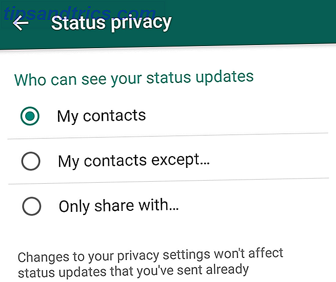 Nueva característica de WhatsApp: estado y privacidad