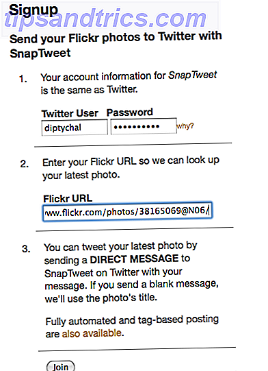 Hochladen, anzeigen und teilen Sie Ihre Flickr-Fotos mit dem Easy Way SnapTweet