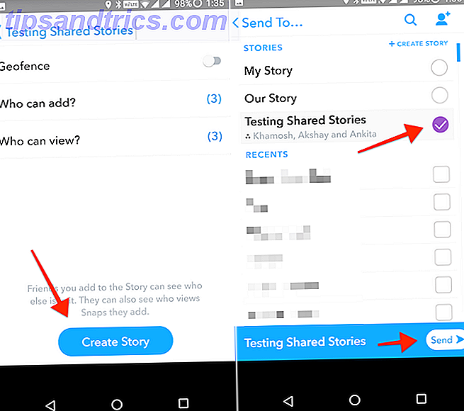 Snapchat criar recurso de história 3