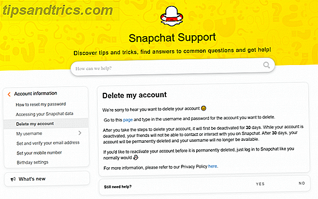 Snapchat verwijder account