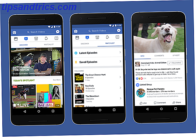 Facebook startet "Watch" als YouTube Killer Facebook Smartphone Screenshots zu sehen