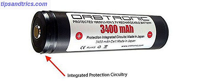 Beskyttet 18650 Batteri