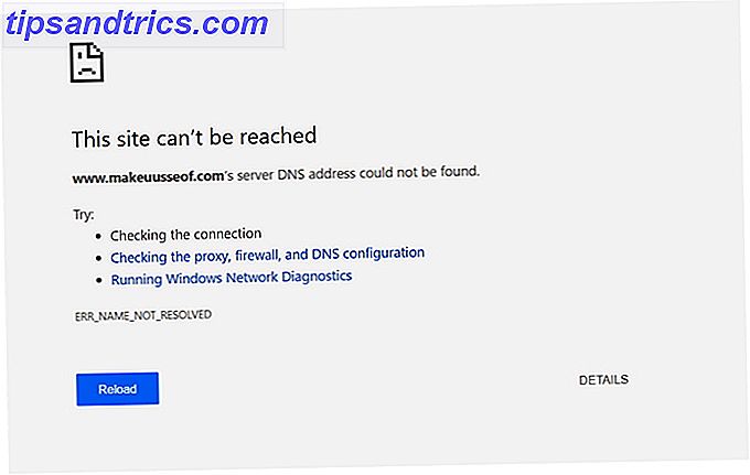 Erreur de serveur DNS