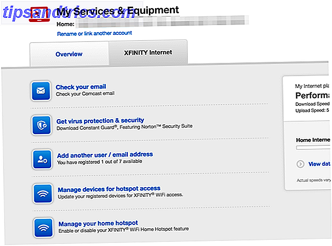 xfinity-services-équipements
