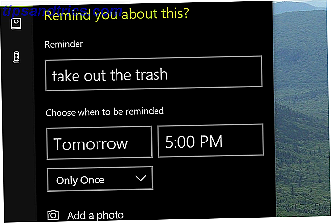 Cortana Desktop-Erinnerung