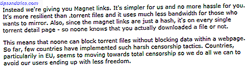 BitTorrent e Imanes: ¿Cómo funcionan? [Explicación de la tecnología] tpb blog quote