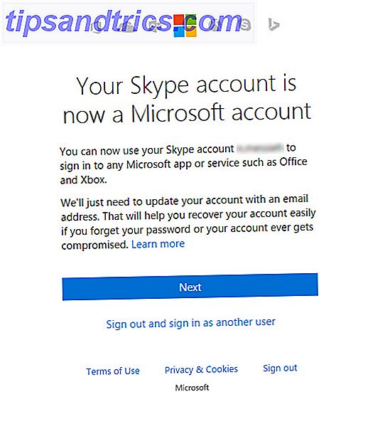 Como mesclar suas contas do Skype e da Microsoft
