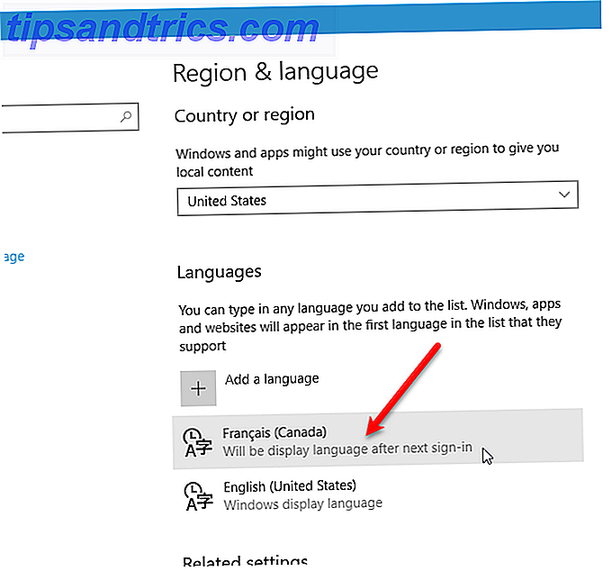 wie man Systemsprache in Windows 10 ändert