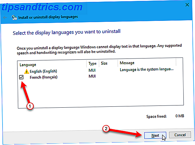 comment changer la langue du système dans Windows 10