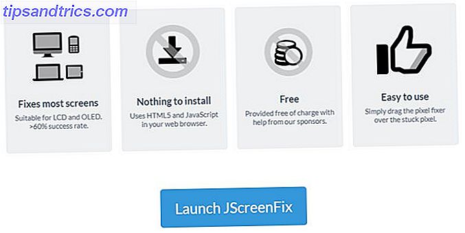 5 måder at fastsætte en fast pixel på din skærm JScreenFix Launch Button
