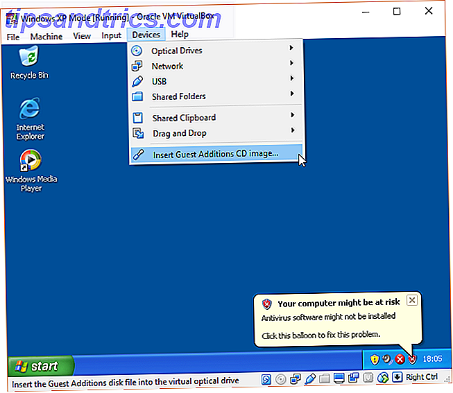 Laden Sie Windows XP kostenlos und legal herunter, direkt aus dem Microsoft Windows XP-Modus Wählen Sie Virtual Guest Additions