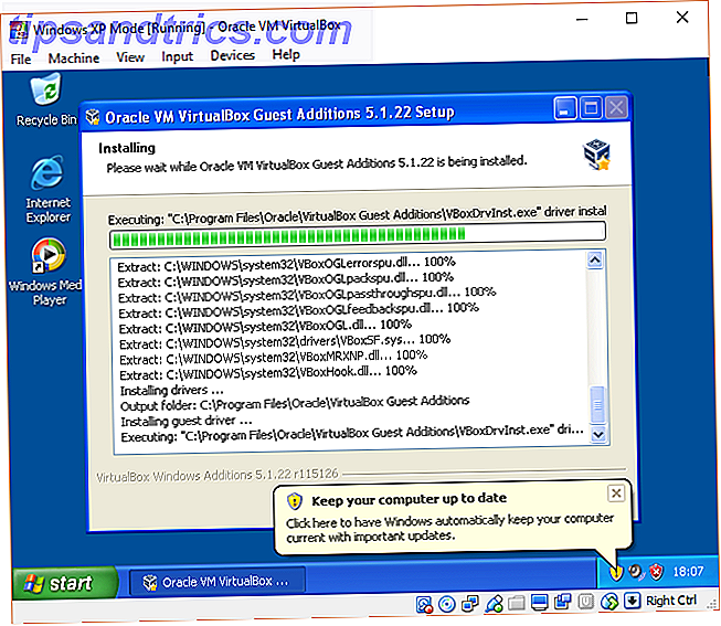 Télécharger Windows XP gratuitement et légalement, directement à partir de Microsoft Windows XP Additions invité virtuel Chargement