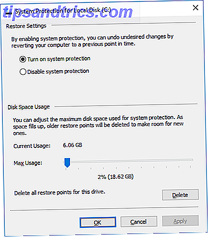 restauración del sistema de Windows 10