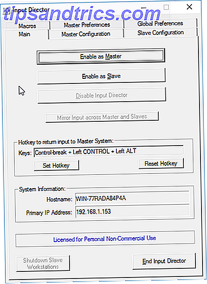 Input Director Interface