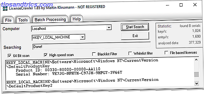 3 Möglichkeiten zum Wiederherstellen von Seriennummern in Windows LicenseCrawler 670x300