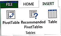 Pivot Table Insert