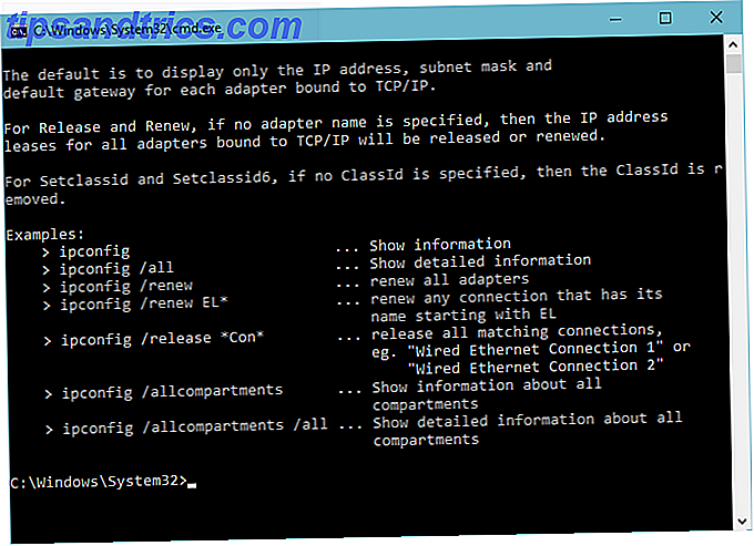 Væsentlige Windows CMD-kommandoer, du bør vide ipconfig 1