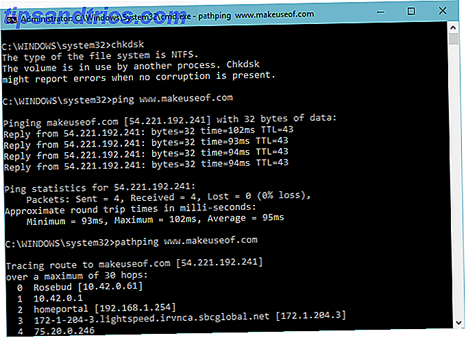 Commandes Windows CMD essentielles que vous devez savoir ping pathpac tracert