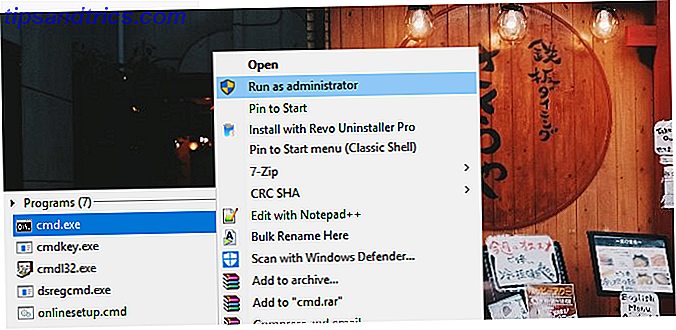 Væsentlige Windows CMD-kommandoer Du bør vide, at cmd kører som administrator