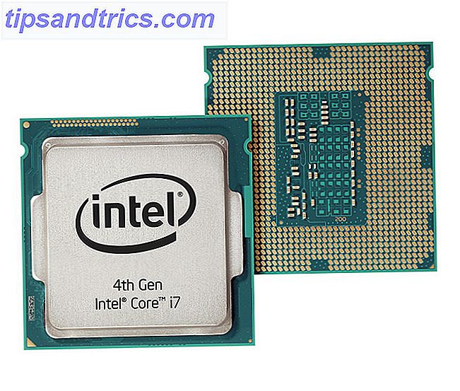 Fjerde generasjon Intel® Core ™ i7 Prosessor foran og bak