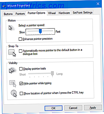 cómo personalizar el mouse en Windows 10
