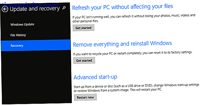 Entrer dans le programme d'installation dans Windows 8.1