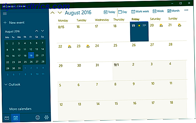 Windows 10 Kalender App