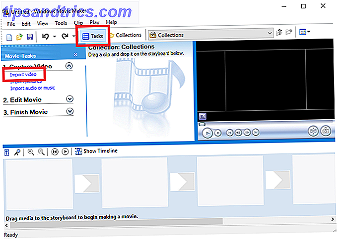 Cómo comprimir fácilmente archivos de video para la Web con Movie Maker Windows Movie Maker Importación de video 670x470