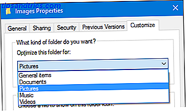 Tipo di cartella Esplora file di Windows 10